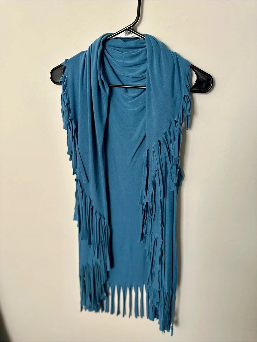 Teal Fringe Women's Scarf Wrap - Versatile Layering Accessory